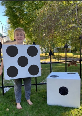 Corrigan Moving Dice Costume